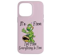 It's Fine I'm Fine Everything is oky Funny Turtle Great Gift Carcasa para iPhone 14 Pro MAX
