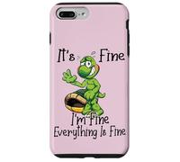 It's Fine I'm Fine Everything is oky Funny Turtle Great Gift Carcasa para iPhone 7 Plus/8 Plus