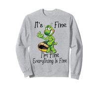 It's Fine I'm Fine Everything is oky Funny Turtle Great Gift Sudadera