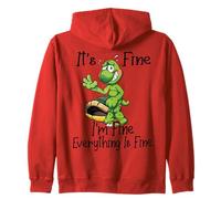 It's Fine I'm Fine Everything is oky Funny Turtle Great Gift Sudadera con Capucha