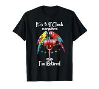 It's Five Oclock Everywhere Im Retired Summer Retirement Men Camiseta