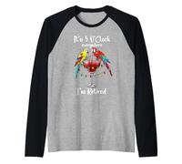 It's Five Oclock Everywhere Im Retired Summer Retirement Men Camiseta Manga Raglan