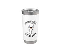 It's Going Tibia Great Day Funny Bone Juego de palabras Vaso térmico de acero inoxidable de doble pared