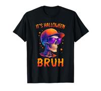 It's Halloween Bruh Stylish Skeleton Halloween Party Boys Camiseta