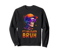 It's Halloween Bruh Stylish Skeleton Halloween Party Boys Sudadera