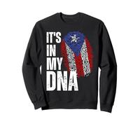 IT'S IN MY DNA Bandera de Puerto Rico Hombres Mujeres Niñas Niños Sudadera