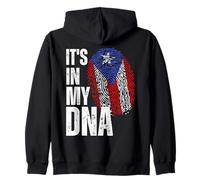 IT'S IN MY DNA Bandera de Puerto Rico Hombres Mujeres Niñas Niños Sudadera con Capucha
