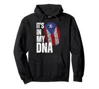 IT'S IN MY DNA Bandera de Puerto Rico Hombres Mujeres Niñas Niños Sudadera con Capucha