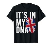 It's in My DNA Bandera Nacional Inglesa Inglaterra Pride Heritage Camiseta
