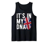 It's in My DNA Bandera Nacional Inglesa Inglaterra Pride Heritage Camiseta sin Mangas