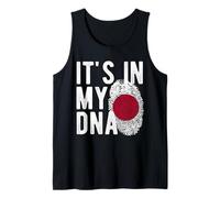 It's in My DNA Bandera Nacional Japonesa Japón Pride Heritage Camiseta sin Mangas