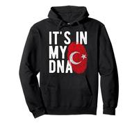 It's in My DNA Bandera Nacional Turca Turquía Orgullo Heritage Sudadera con Capucha
