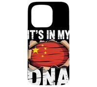 It's In My DNA Chinese Flag China Carcasa para iPhone 15 Pro
