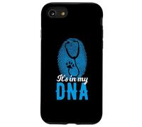It'S In My Dna Estetoscopio Huella Dactilar De La Pata Carcasa para iPhone SE (2020) / 7 / 8