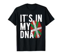 It's in my DNA - Huella dactilar con bandera vasca Camiseta