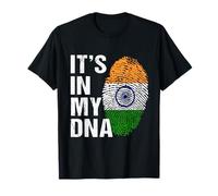 It's in My DNA Indian Pride - Bandera de la India para hombres, mujeres y niños Camiseta