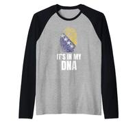 It's In My DNA Proud To Be from Bosnia Camiseta Manga Raglan