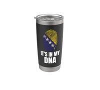 It's In My DNA Proud To Be From Bosnia Vaso térmico de acero inoxidable de doble pared