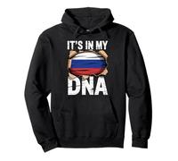 It's In My DNA Russian Roots Russia Flag Sudadera con Capucha