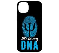 It's In My DNA Símbolo PSI Estudio Estudiantes De Psicología Carcasa para iPhone 14 Plus