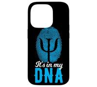 It's In My DNA Símbolo PSI Estudio Estudiantes De Psicología Carcasa para iPhone 14 Pro