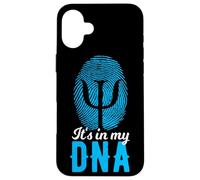 It's In My DNA Símbolo PSI Estudio Estudiantes De Psicología Carcasa para iPhone 16 Plus
