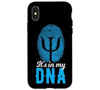 It's In My DNA Símbolo PSI Estudio Estudiantes De Psicología Carcasa para iPhone X/XS