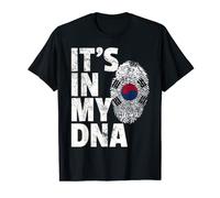 IT'S IN MY DNA South Korea Korean Flag T Shirt Gift Souvenir Camiseta