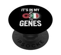 It's In My Genes Albanian Italian Roots Albania Italy PopSockets PopGrip Adhesivo