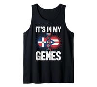 It's In My Genes Dominican Puerto Rican Roots Camiseta sin Mangas