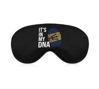 It's in MyBarbados - Antifaz para dormir con los ojos vendados y correa ajustable para dormir y viajar