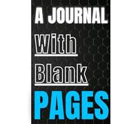 It's just a blank journal.: "A Blank Space for Your Thoughts, Ideas, and Dreams"