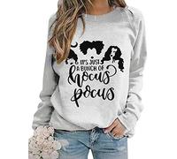 It's Just A Bunch of Hocus Pocus - Camiseta para mujer, diseño de Sanderson Sisters - Gris - Small