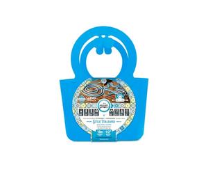 It's Magic Stile Italiano Colors - Manguera extensible de jardín 15 m Ø 1/2" - Kit con alcachofa multifunción y empalmes - Antinodo y antitorsión - Fabricado en Italia