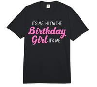 It's Me Hi Im The Birthday Girl Its Me Kids Funny Bday Party Comfort Colors Adult Heavyweight T-Shirt