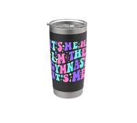 It's Me Hi I'm The Gymnast It's Me Exercise Lovers Girls Vaso térmico de acero inoxidable de doble pared