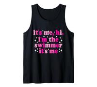 It's Me Hi I'm The Swimmer It's Me Beach Summer Vacation Camiseta sin Mangas