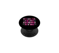 It's Me Hi I'm The Swimmer It's Me Beach Summer Vacation PopSockets PopGrip Adhesivo