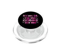 It's Me Hi I'm The Swimmer It's Me Beach Summer Vacation PopSockets PopGrip para MagSafe