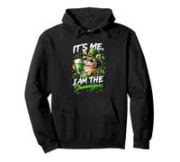 It's Me I Am The Shenanigans Cat St Patricks Day Cerveza Verde Sudadera con Capucha