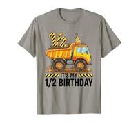 It's My 1/2 Birthday Graphic Half Birthday Construction Kid Camiseta