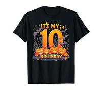 It's My 10th Birthday 10 Year Old Kids Halloween Pumpkin Camiseta