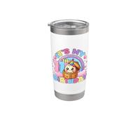 It's My 11th Birthday Girl Kawaii Dumpling Pastel Estética Vaso térmico de acero inoxidable de doble pared