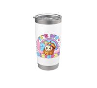 It's My 12th Birthday Girl Kawaii Dumpling Pastel Estética Vaso térmico de acero inoxidable de doble pared