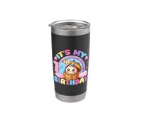 It's My 12th Birthday Girl Kawaii Dumpling Pastel Estética Vaso térmico de acero inoxidable de doble pared