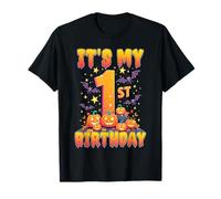 It's My 1st Birthday Party 1 Year Old Kids Halloween Pumpkin Camiseta
