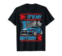 It's My 1st Birthday Race Car Party Outfit 1 Year Old Boys Camiseta