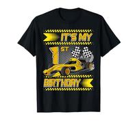 It's My 1st Birthday Race Car Party Outfit 1 Year Old Boys Camiseta