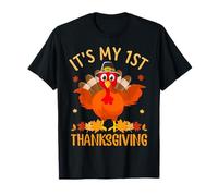 It's My 1st Thanksgiving Turkey Thankful For Family Camiseta