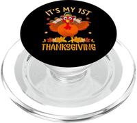 It's My 1st Thanksgiving Turkey Thankful For Family PopSockets PopGrip para MagSafe